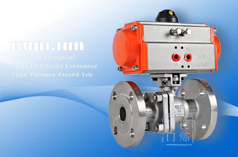 Q641F-16P不銹鋼氣動雙作用球閥 Q641F-16P不銹鋼氣動雙作用球閥