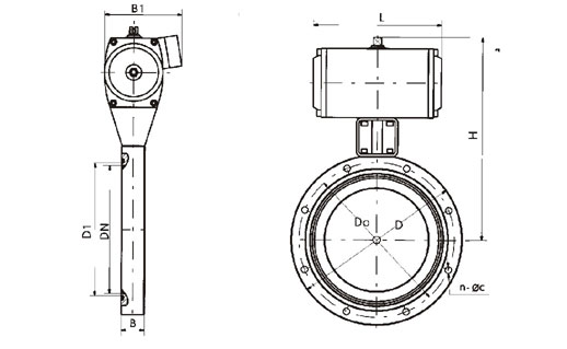 GIQ氣動真空蝶閥結(jié)構(gòu)圖- 上海昆煉閥門制造有限公司 GIQ氣動真空蝶閥結(jié)構(gòu)圖- 上海昆煉閥門制造有限公司