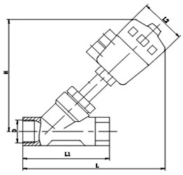 Y615F氣動內(nèi)螺紋角座閥結(jié)構(gòu)圖- 上海昆煉閥門制造有限公司 Y615F氣動內(nèi)螺紋角座閥結(jié)構(gòu)圖- 上海昆煉閥門制造有限公司