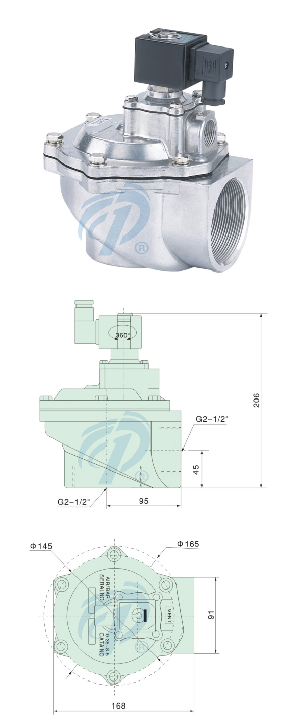 直角式噴吹閥尺寸規(guī)格