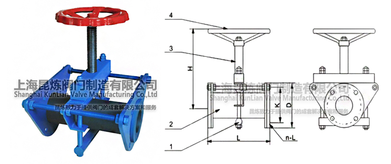 GJ41X-6手動(dòng)奧襯管夾閥結(jié)構(gòu)圖- 上海昆煉閥門制造有限公司 GJ41X-6手動(dòng)奧襯管夾閥結(jié)構(gòu)圖- 上海昆煉閥門制造有限公司