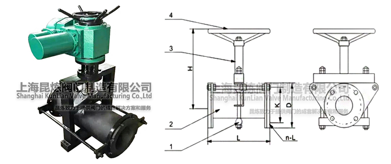 電動(dòng)奧襯管夾閥結(jié)構(gòu)圖- 上海昆煉閥門制造有限公司 電動(dòng)奧襯管夾閥結(jié)構(gòu)圖- 上海昆煉閥門制造有限公司
