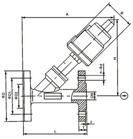 Y645F全不銹鋼氣動法蘭角座閥結(jié)構(gòu)圖- 上海昆煉閥門制造有限公司 Y645F全不銹鋼氣動法蘭角座閥結(jié)構(gòu)圖- 上海昆煉閥門制造有限公司